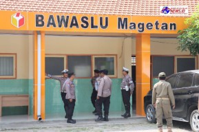 Gelar Patroli Gabungan Polres Magetan Jaga Kamtibmas Jelang Pilkada 2024
