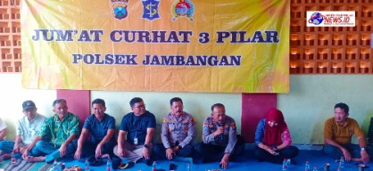 Cooling System Jelang Pilkada, Jum'at Curhat Polrestabes Surabaya di Kelurahan Kebonsari