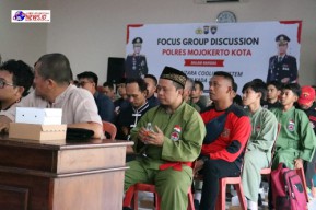 Polres Mojokerto Kota Ajak Perguruan Pencak Silat Jaga Kondusifitas Jelang Pilkada 2024