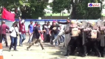 Polresta Sidoarjo Gelar Simulasi Sistem Pengamanan Kota Jelang Pilkada 2024 di Parkir Timur Stadion Gelora Delta Sidoarjo