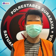 Satresnarkoba Polrestabes Surabaya Berhasil Ringkus Seorang Tersangka Driver Grab Online  