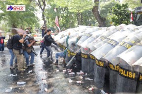 Polrestabes Surabaya Gelar Sispamkota di KPU, Antisipasi Potensi Kerawanan