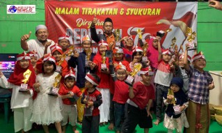 Warga Simowau Sidoarjo Rayakan Malam Tasyakuran Untuk Peringati HUT RI ke 79 Dengan Meriah