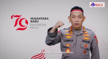 Kapolri di HUT RI ke-79 : Semangat Baru Untuk Nusantara Baru, Indonesia Maju