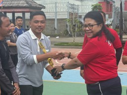 Meriahkan HUT ke 79 Pengayoman, Lapas Kerobokan Ikuti Pekan Olahraga