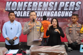 Polres Tulungagung Tangkap Pelaku Pencurian Mobil dan Tembakau Yang Beraksi di Dua Kecamatan