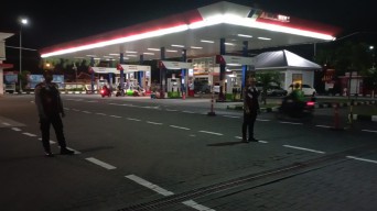 Blue Light Patrol Polres Bandara Ngurah Rai Sasar Tempat Rawan Kamtibmas