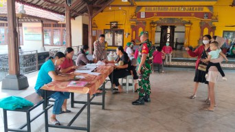 Tekan Stunting Babinsa Tanpa Kenal Lelah Pantau Terus Posyandu di Binaannya