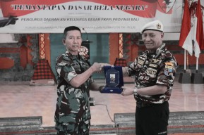 Danrem 163 WSA Pimpin Pemantapan Dasar Bela Negara PD XIV KB FKPPI Bali