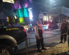 Jelang Subuh Polsek Kuta Utara Intensifkan BLP di Kawasan Wisata