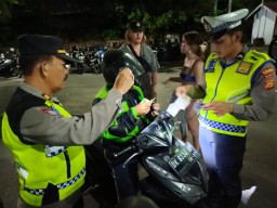 Cegah C3 Polsek Kuta Utara Gelar Pemeriksaan Sepeda Motor