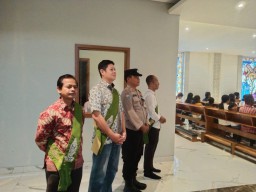 Setiap Hari Minggu, Polres Gianyar dan Polsek Jajaran Atensi Ibadah Minggu Umat Kristiani
