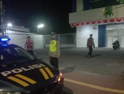 Patroli Subuh, Polsek Kuta Selatan Jaga Keamanan dan Ketertiban Wilayah