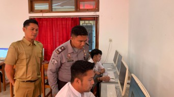 Difasilitasi SKB Buleleng, Warga Binaan Singaraja Ikuti Gladi ANBK Program Paket C