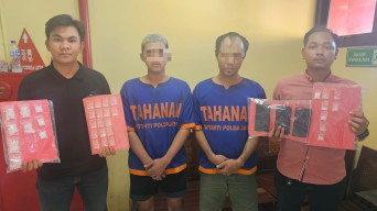 Polres Pelabuhan Tanjung Perak Amankan Tiga Terduga Pengedar Sabu Kupang Krajan Surabaya