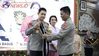 Kapolda Bali Hadiri Serah Terima Jabatan Ibu Asuh Polwan Polda Bali