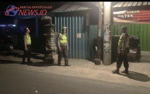 Blue Light Patrol Sasar Pemukiman Warga, Cegah APK Malam Hari