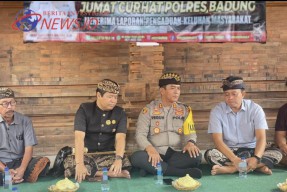 Jumat Curhat Kapolres Badung Bersama Penglingsir Puri Carangsari Petang 