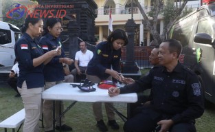 Subsatgas Dokkes Polda Bali Laksanakan Cek Kesehatan Personil Ops Cipkon 