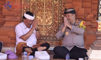 Silaturahmi Kapolresta Denpasar dengan Penglingsir Puri Ageng Pemayun Kesiman, Jaga Situasi Kamtibmas Jelang Pilkada Serentak 