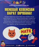Patroli Siber Satgas Ops Cipkon Ingatkan Ancaman Pidana Penebar Kebencian SARA