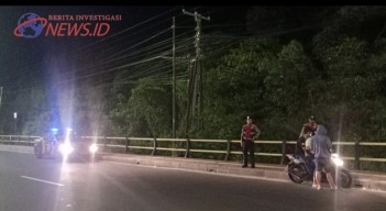 Polsek Kuta Selatan Gelar Patroli BLP, Jaga Keamanan Malam di Sejumlah Titik Rawan
