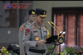 Kapolda Pimpin Serah Terima Jabatan Dansat Brimob Polda Bali