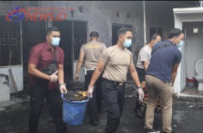 Wujud Empati, Kapolres Badung Pimpin Langsung Kerja Bhakti 