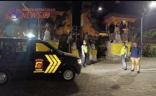 Tingkatkan Patroli Malam, Pawas Bersama Anggota Sambangi Kawasan Pura