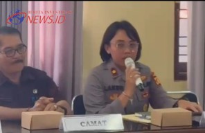 Kapolsek Denbar Hadiri Rapat Pleno DPHP Tingkat PPK Kecamatan Jelang Pilkada 2024