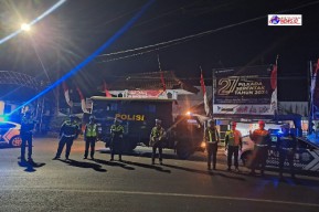 Polres Situbondo Tingkatkan Patroli dan Penjagaan di Kantor KPU