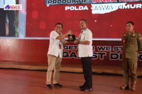 Polda Jatim Gelar Road Show Gerakan Anti Narkoba di Jember