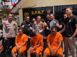 Polisi Berhasil Amankan Tiga Tersangka Perampokan dan BB Enam Motor di Jember