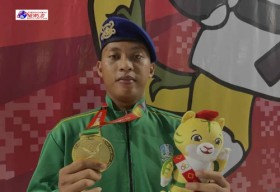 Atlet Taekwondo Polda Jawa Timur Raih Medali Emas di PON XII