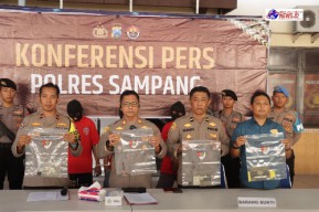 Tim Jatanras Polres Sampang Amankan Pelaku Curanmor 9 TKP di Kabupaten Sampang