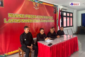 Lapas Narkotika Kelas IIA Pamekasan Kanwil Kemenkumham Jatim Gelar Konferensi Pers Terkait Isu Viral Yang Menghebohkan Publik