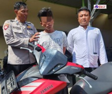 Gerak Cepat Polsek Kenjeran Amankan Pelaku Curanmor Dari Amukan Warga