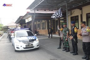 Personil TNI-Polri di Kabupaten Sampang Laksanakan Apel Siaga Jelang Pelantikan Presiden dan Wakil Presiden terpilih tahun 2024