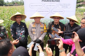 Sukseskan Program Asta Cita, Polres Blitar Bersama Pemkab Tandatangani MoU Wujudkan Swasembada Pangan