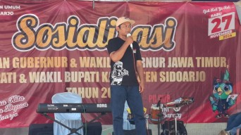 Kirab Sijalih - Guk Kasijo Disambut Hangat Masyarakat, KPU Sidoarjo Gelar Sosialisasi Pilkada di Pasar Tulangan