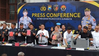 Satreskrim Polrestabes Surabaya Berhasil Ungkap 77 Kasus 3C Dalam Sebulan di Berbagai TKP