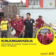 Kunjungan Kerja LPKA Kelas II Lombok Tengah ke Rutan Kelas I Surabaya Untuk Studi Tiru Layanan