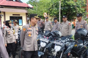 Menjelang Pilkada 2024, Birolog Polda Jatim Cek Ranmor dan Almatsus Dinas Polres Sampang