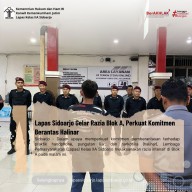 Lapas Sidoarjo Gelar Razia Blok A, Perkuat Komitmen Berantas Halinar