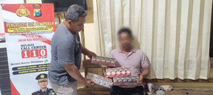 Polres Situbondo Berhasil Amankan Ratusan Slop Rokok Tanpa Pita Cukai
