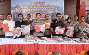Polres Probolinggo Berhasil Amankan Lima Orang Diduga Pengedar Narkoba