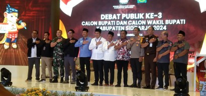 Debat Pamungkas Pilbup Sidoarjo: Subandi-Mimik Komitmen Penuh Sukseskan Asta Cita Presiden Prabowo