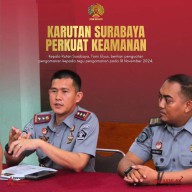 Kepala Rutan Surabaya Beri Penguatan Keamanan Kepada Regu Pengamanan