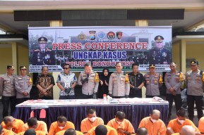 Polres Bondowoso Tangkap Pelaku TPPO dan Pelaku Sabu dan Pil Koplo