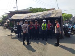 Polres Pelabuhan Tanjung Perak Bangun Posko Cegah Peredaran Narkoba di Jalan Kunti Perapatan Surabaya